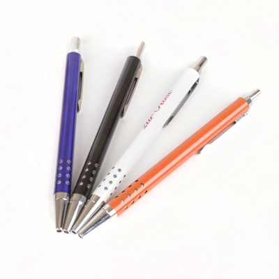 Classic small 24 hole metal ball point pen pen can be customized LOGO