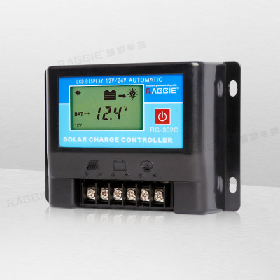 PWM 12/24V  10A automatic identification and charging and discharging solar controller 