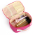 New pure color square bag crown cosmetic bag wash gargle bag hand bag skin care products received bag