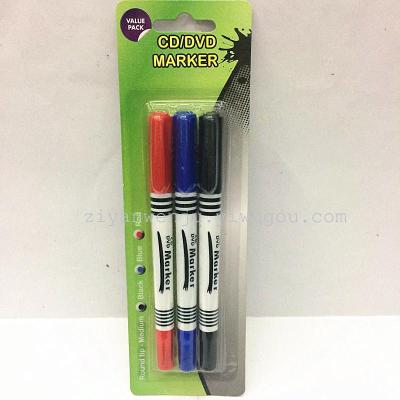 CD Pen Small Double-Headed Oily Marking Pen Hook Line Pen CD Pen