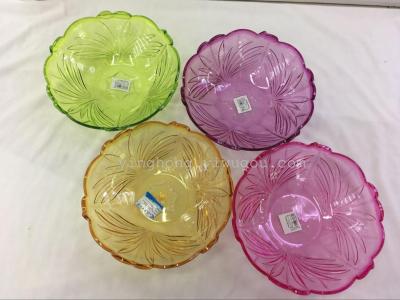 Round Thickened Candy Plate Fruit Plate Fashion Creative Plastic Tray Snack Dish Dried Fruit Tray Cute Transparent Plate