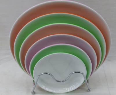 A5 two-color melamine tableware imitation porcelain bowl fruit tray tray cover bowl Melamine stock factory outlets