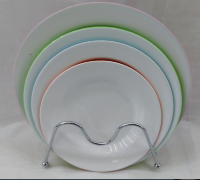 A5 double color plain plate dense amine tableware imitation fruit tray tray tray inventory manufacturers direct sales