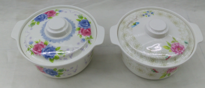 Gaiwan 8-inch mi-amine tableware imitation porcelain bowl fruit tray tray dish dish stock manufacturers direct sales