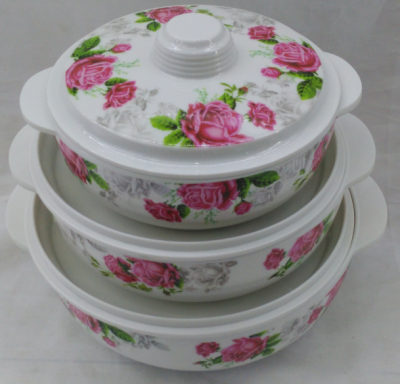 Melamine tableware imitation porcelain bowl fruit dish tray cover bowl Melamine stock factory outlets
