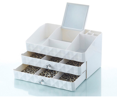 Creative European drawer type desktop storage multi use cosmetic box finishing box