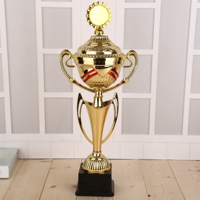 Manufacturer Customized High-End Metal Trophy Customized Football Basketball Champion Competition Trophy