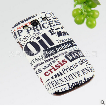 3D thermal transfer light phone shell protection cover Samsung I9300 S3 supplies wholesale