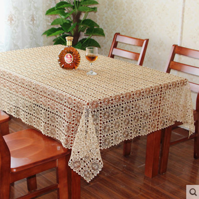 Lianyi cloth water soluble tablecloth table cloth with square tablecloth cover towels