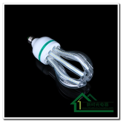 Large screw mouth super bright LED corn lamp U type energy-saving lamp warm white lighting room