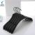 New Longhua plastic hanger black matte black clothes hanger