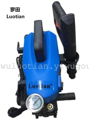 Yiwu Luo Tian high-pressure cleaning machine 220V self-priming portable washing machine gun copper core induction