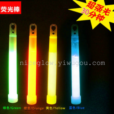 A 30 - minute 6 - inch stick is super bright highlight fluorescent rod with A light stick.