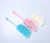 Qingzhi Brand New Long Large Plastic Long Handle Bath Brush Color Wash Cloth Mesh Sponge Wash Cloth Mixed Batch