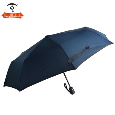 Seventy percent off UV automatic plain business windproof folding umbrella
