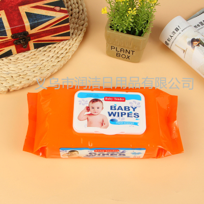 Foreign trade old baby gentle saliva wet towel sterilization towel baby wipes