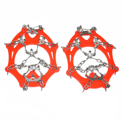 Manufacturers selling 18 tooth chain steel 304 steel claw high elastic silicone rubber with crampons