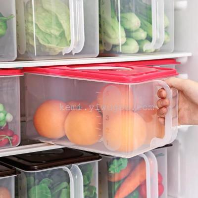 Japanese NHS6189 food storage box with cover plastic storage box transparent box refrigerator fresh box