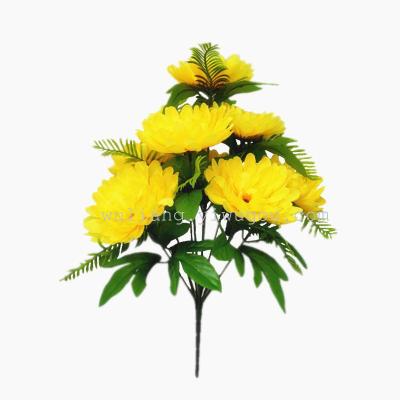 Factory direct Qingming grave worship Buddha Memorial Cemetery for flower decoration supplies wholesale 7 head of Han Ju