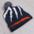 Jacquard Elastic Cap with ball knit cap sport cap wool
