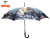 Anti ultraviolet radiation heat transfer Paris iron tower fashion straight pole umbrella