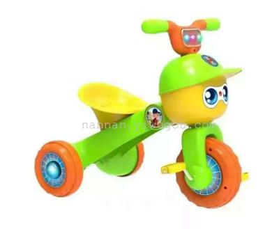 Folding tricycle for children