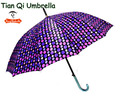 Anti ultraviolet 16K/12K color butyl cloth straight rod umbrella