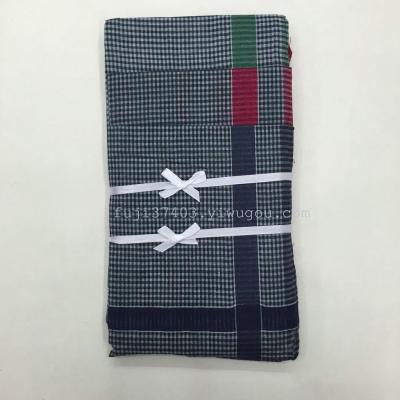 TC Cotton handkerchief dyned stripe cheap handkerchief