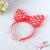 Luminous Bow Headband Flash Hairpin Minnie Mickey Barrettes Headband