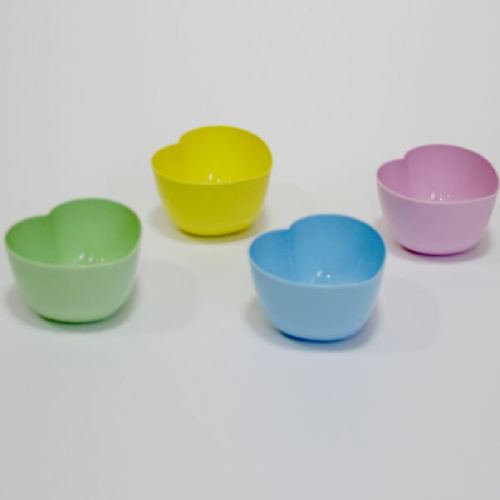 Colorful Love Plastic Bowl Children‘s Baby Bowl Gift Bowl