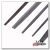 (4) 3PC steel file set shaping file fitter file