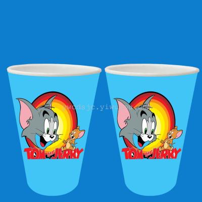 Factory outlet creative fashion 3D children's plastic cartoon water absorption Cup advertising cup