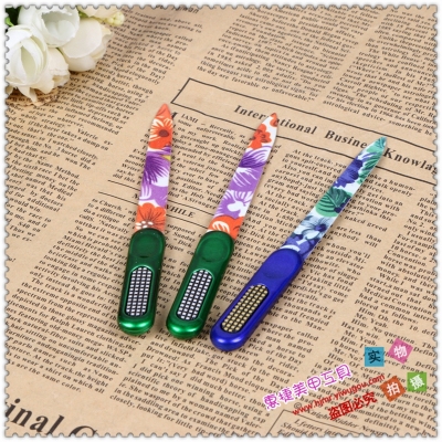 Nail Strip Fashion Printing Nail File Manicure Implement