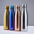 Large capacity water glass for metallic insulated sports water bottle mirror coke vaccum bottle