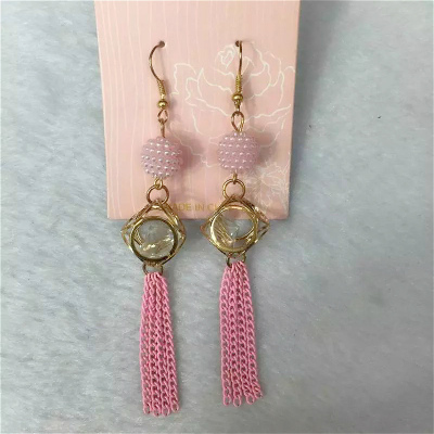 Yang Meiqiu cube with crystal fashion personality lady all-match Earrings