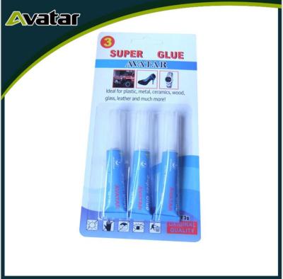 2016 Factory wholesale AVATAR 502 Cyanoacrylate Adhesive-Super Glue 3pcs