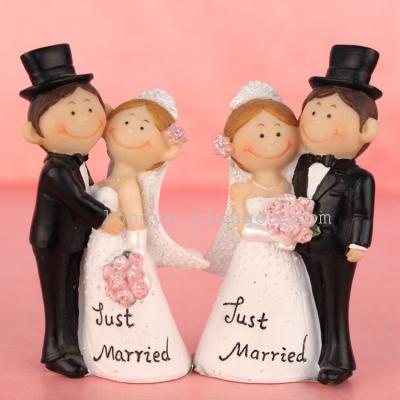 Wedding Cake Decorations Wedding Favors Gift Resin Crafts Character Ornaments European Couple