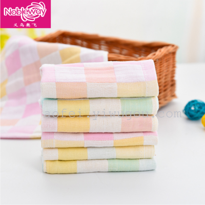 Double-Layer Gauze Towel Face Towel Pure Cotton Absorbent Face Towel Baby Towel Wholesale