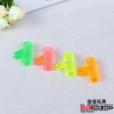 Whistle Party Cheer Transparent Whistle Children's Plastic Toys