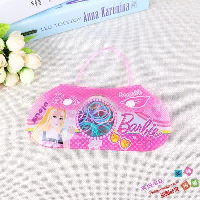 Cartoon small bags carry children's small plastic color rubber band