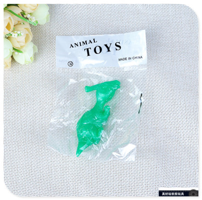 Simulation animal animal person whole person vent TPR soft sticky strong dinosaur school around children's toys
