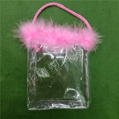 PVC zipper bag accessories bag everyday goods bag