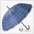 Large umbrella face straight rod lattice creative semi-automatic clear umbrella