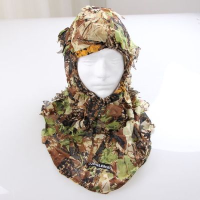 Camouflage camouflage headgear 3D thin breathable headgear leaves stereo camouflage hat