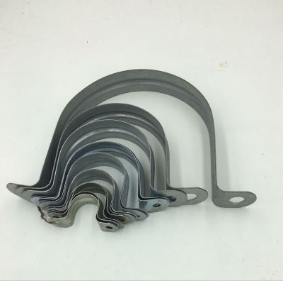 Metal tube clip, saddle clip, saddle clip