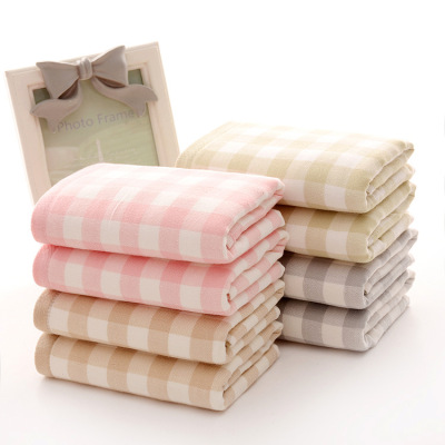 Double gauze towel Cotton soft water absorption of small square face