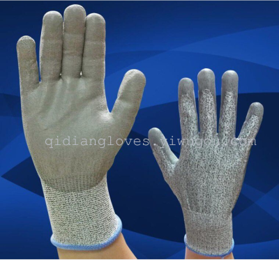 Factory direct PU anti cutting puncture proof gloves outdoor gloves anti knife self-defense