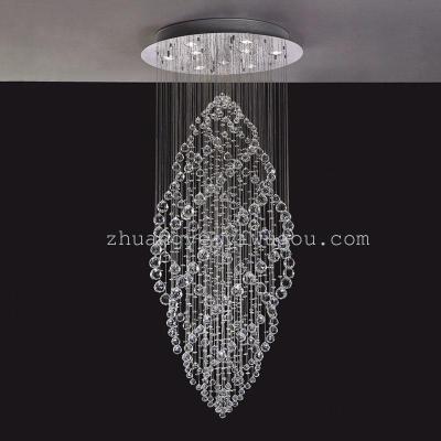 Crystal Chandelier Light Modern Chandeliers Dining Room Light Fixtures Lamp Glass Large Industrial Flush Mount 53