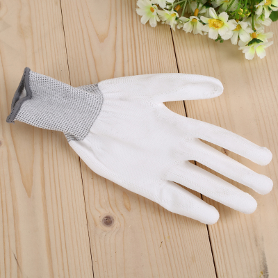 White gloves, dustproof, anti-static, anti-static, gloves, rubber gloves, plastic gloves.