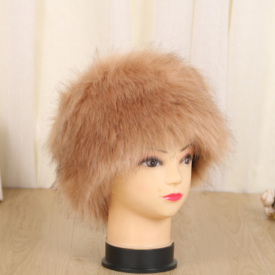 New autumn and winter faux fur hats faux fox dome hats to keep warm